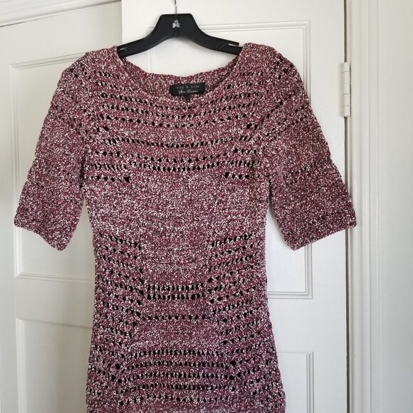 Rag and Bone Red Heart Knit Dress w/ Cut O… - Picture 2 of 10